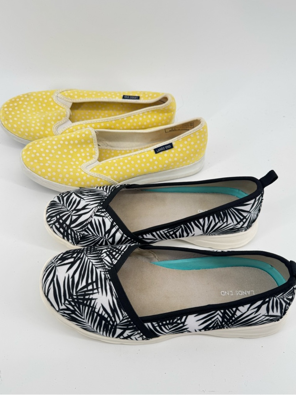 Lands End Slip On Spring Summer Comfort Shoes Woman's Size 6.5 Bundle